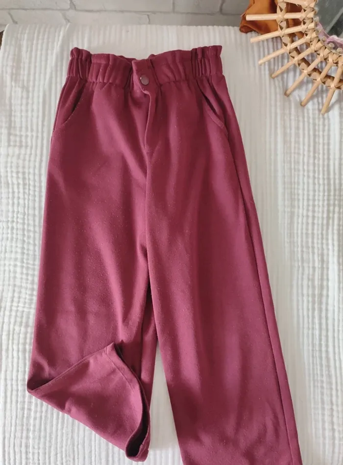 Lot de 2 pantalons fille – 6 et 7 ans - photo numéro 3