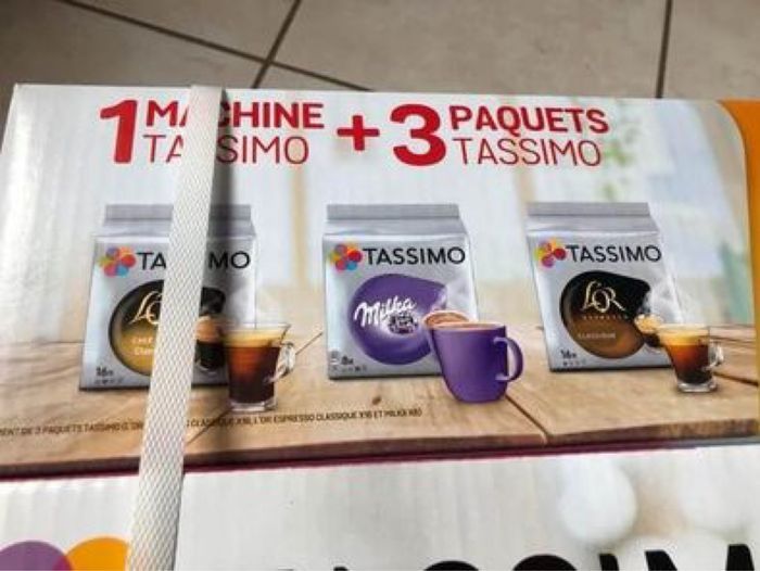 Cafetière Tassimo Happy Noire Bosch TAS1002N6 +3 Packs De T-discs neufs dans emballage - photo numéro 3
