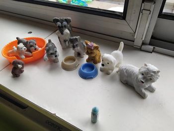 lot figurines Chiots et chiens