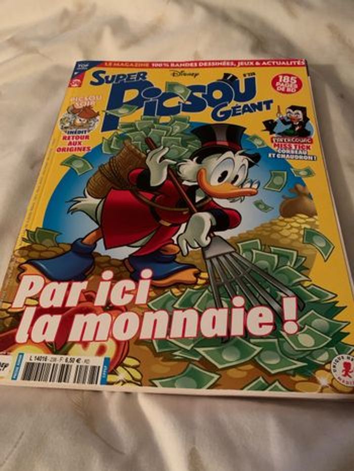 Picsou, par ici la monnaie