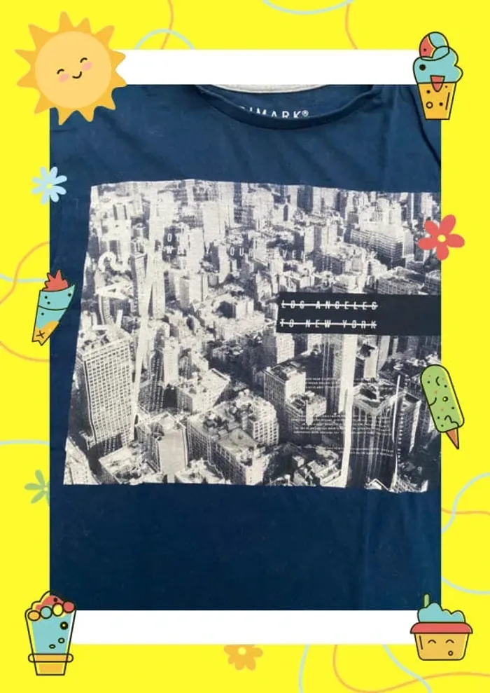 T shirt marine primark M - photo numéro 4