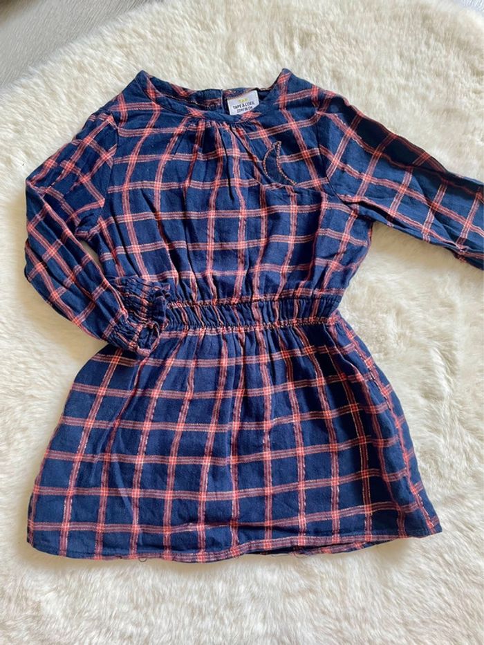 Robe à carreaux TAO 23 mois - 86 cm