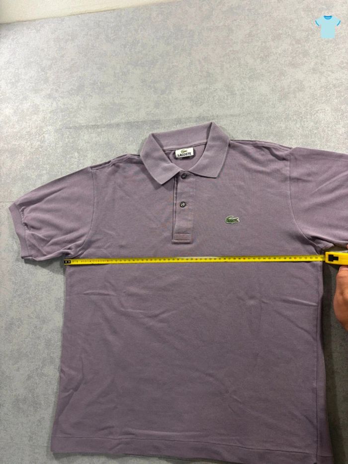 Polo Lacoste Lila Taille 4 = M Neuf - photo numéro 9