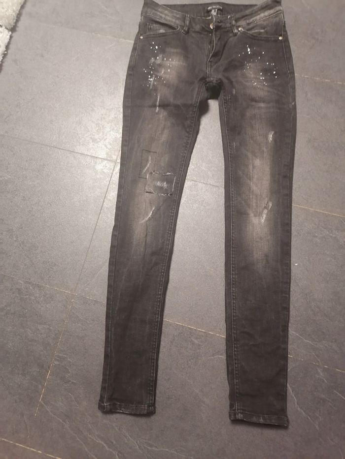 Jeans effet délavé - photo numéro 2