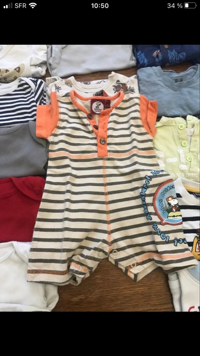 Lot vêtements bébé garçon été 1 et 3 mois - photo numéro 9