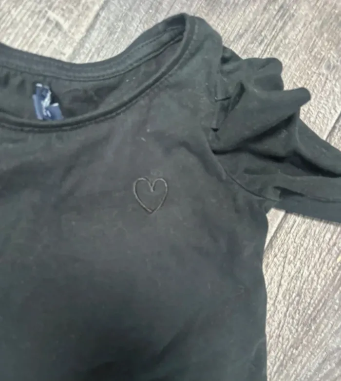 Haut manches longues noir bébé 3 ans - photo numéro 2