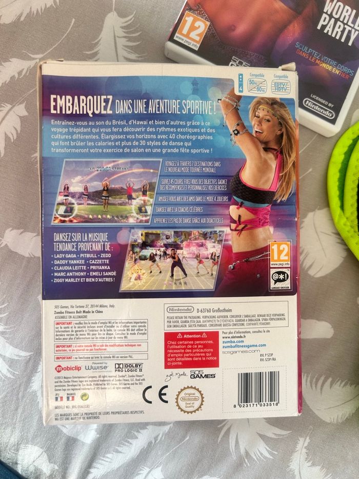 Jeu Wii Zumba party avec ceinture neuve #jeuwii - photo numéro 2