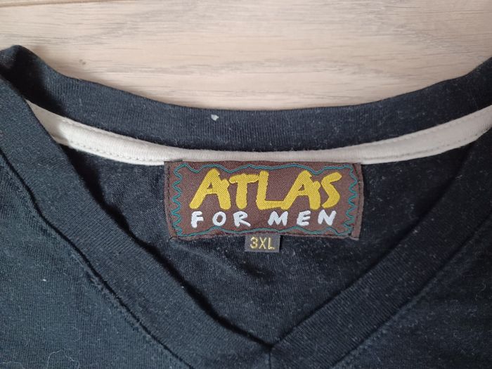 T-shirt noir homme 3XL Atlas for Men - photo numéro 2