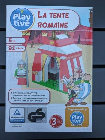 Bloc construction Astérix La tente romaine