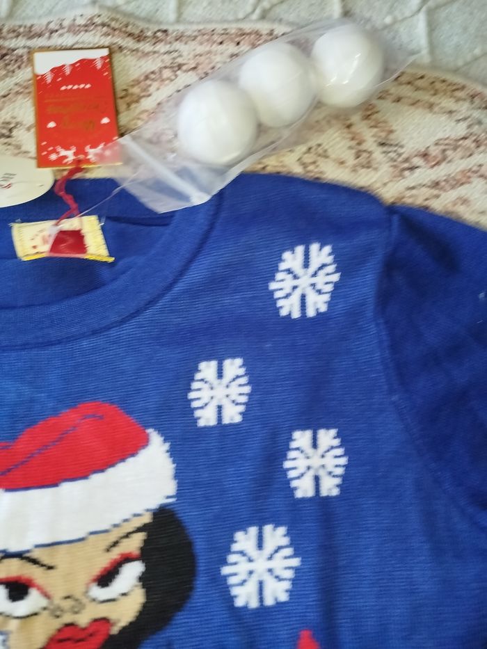 Pull de Noël mixte taille M - photo numéro 3