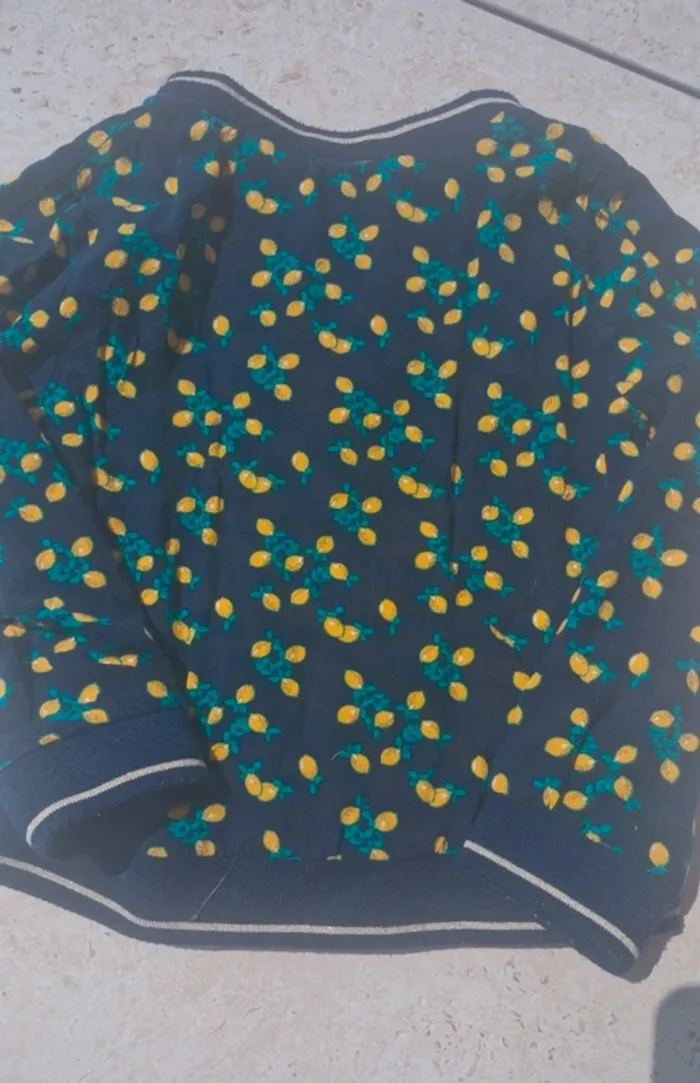 Petit bomber motif citron - photo numéro 2