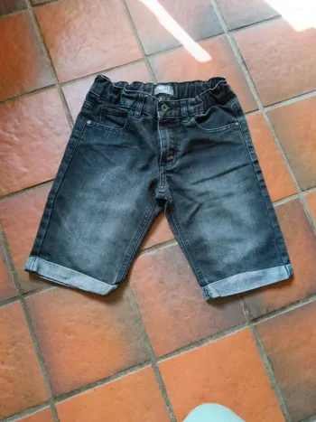 Bermuda jean garcon
