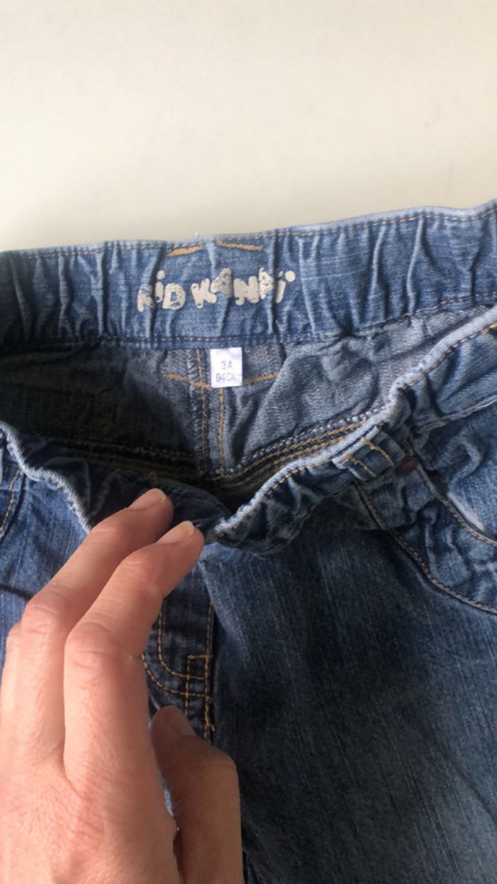 Jean saroual bleu kidkainai 3 ans - photo numéro 2