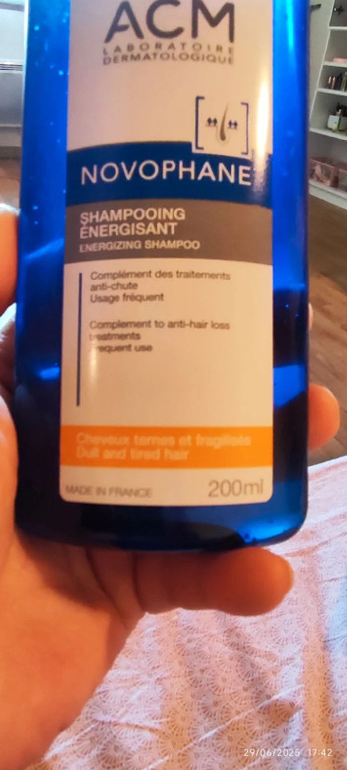 ACM Laboratoire Dermatologique Novophane Shampooing Énergisant 200 ml - photo numéro 4