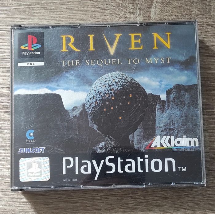 Jeu Riven the sequel to myst ps1