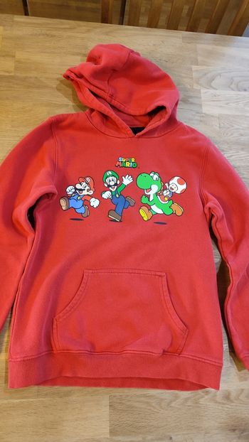 Pull à capuche Mario 12 ans 