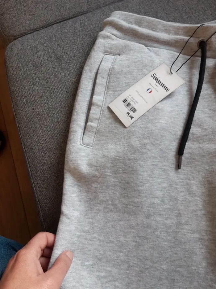 Short gris chiné - photo numéro 4