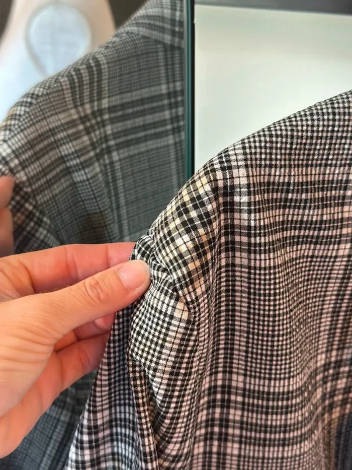 Veste blazer oversize à carreaux Weekday – Taille 36 - photo numéro 18
