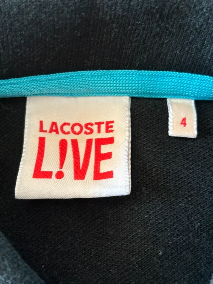 Polo Lacoste Noir - photo numéro 4