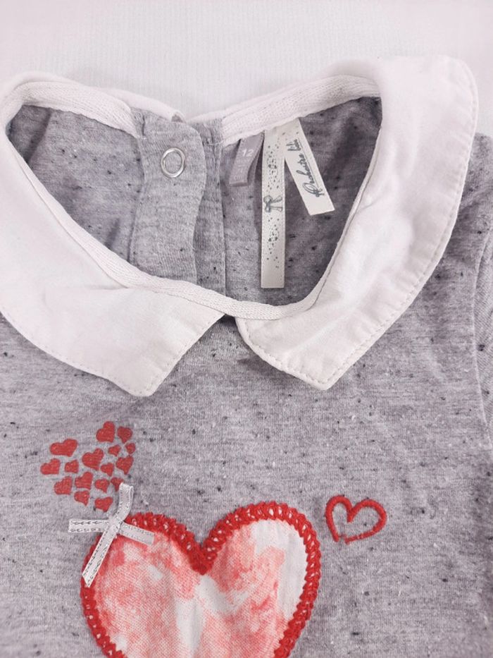 Robe courte manches longues, orchestra, 12 mois - photo numéro 2