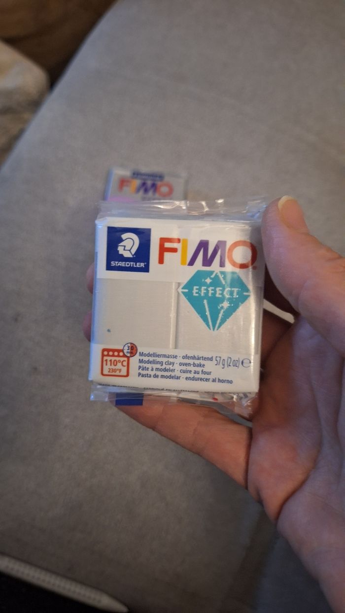 Lot de 3 pâtes fimo effect nacré - photo numéro 3