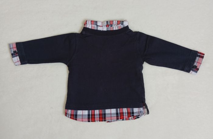 T-shirt/chemise marine 6 mois - photo numéro 2