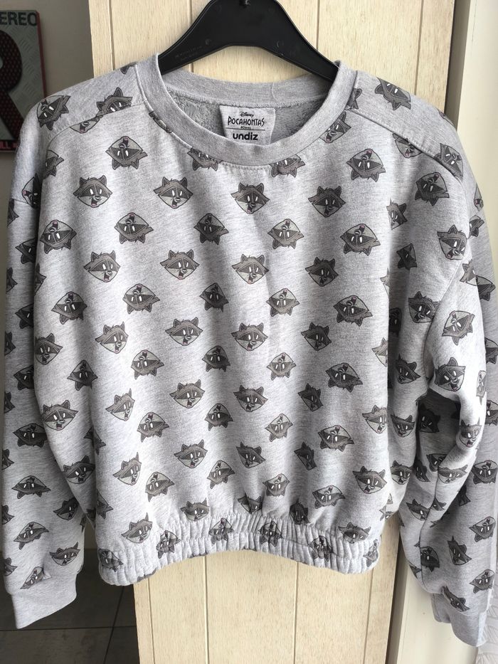 Pull/sweat col rond doublé pilou