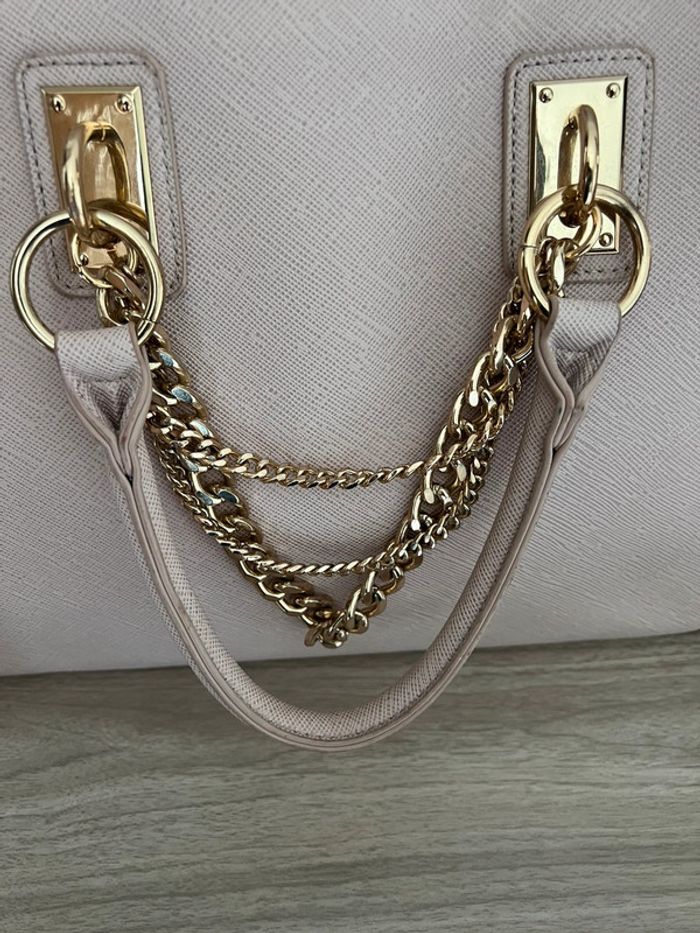Sac à main rose poudré - photo numéro 4