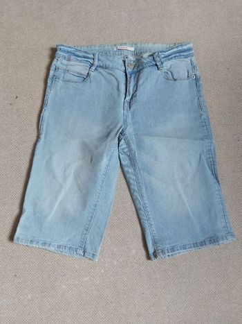 Short jean bleu clair T.36  - Camaïeu
