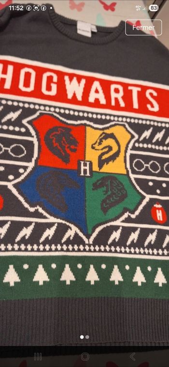 Pull harry potter 13 14ans 