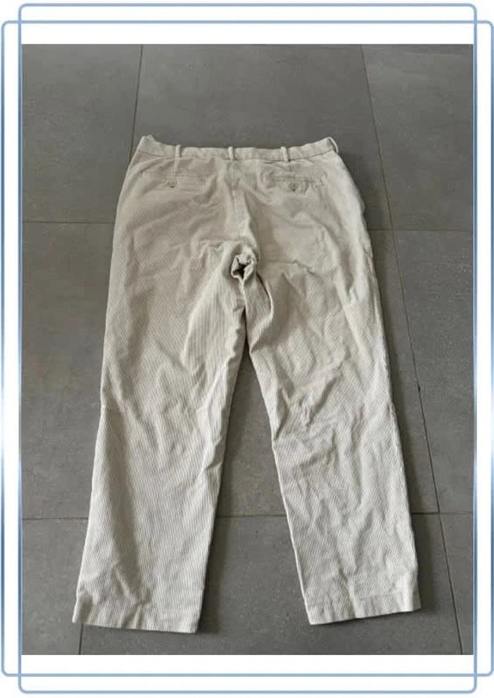 Pantalon crème pour homme, très bon état,48x98cm - photo numéro 2