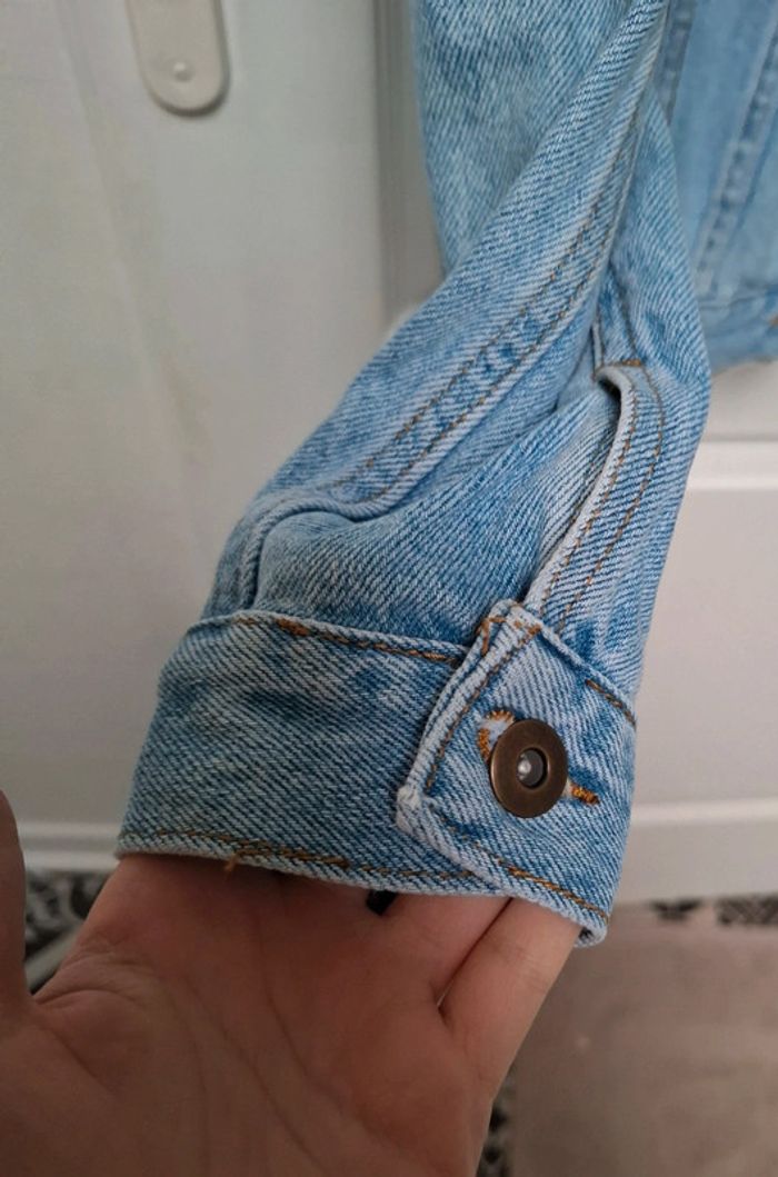 Veste en jean bleu clair taille Xs twintip oversize - photo numéro 4