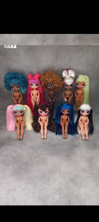Lot de 9 poupées omg lol surprise 