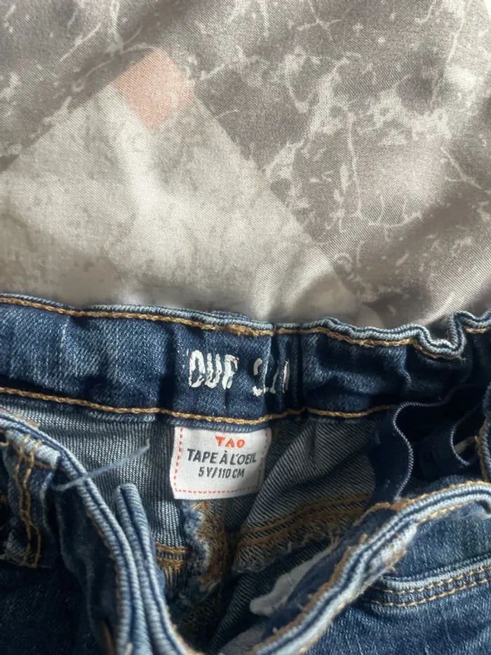 Pantalon Fille bleu - photo numéro 4