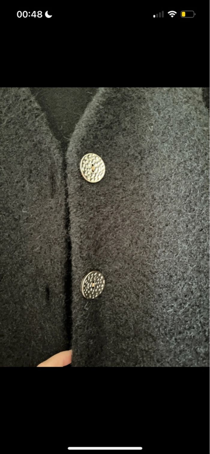 Veste pilou noir taille unique - photo numéro 2