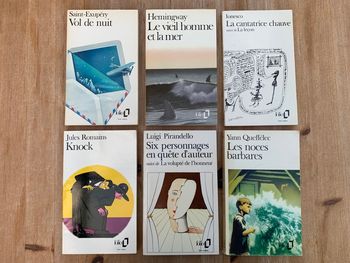 Lot 6 livres - Classiques de la littérature