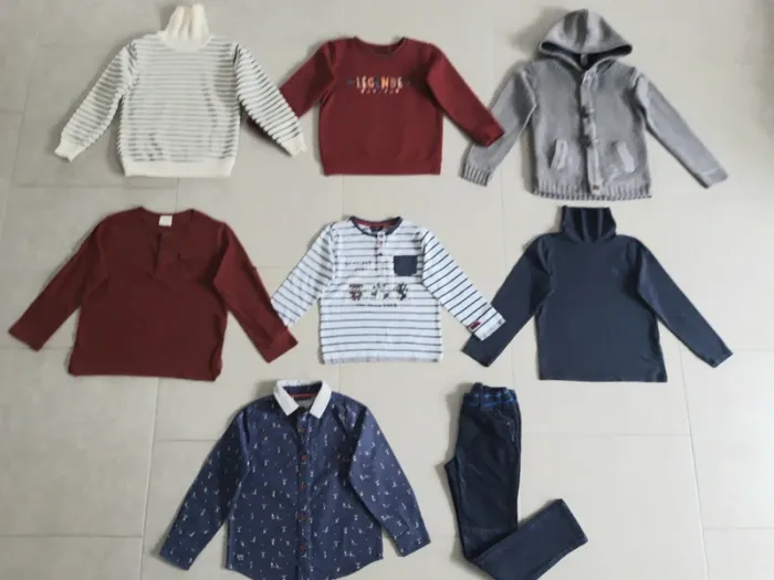 Lot n°6: 8 vêtements garçon 6 ans SM, Zara