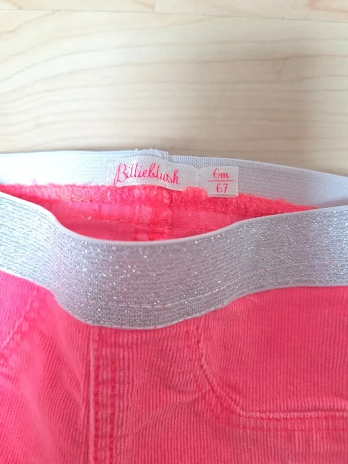 Pantalon 6mois rose fluo billieblush - photo numéro 2
