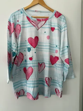 T-shirt cœur 3XL