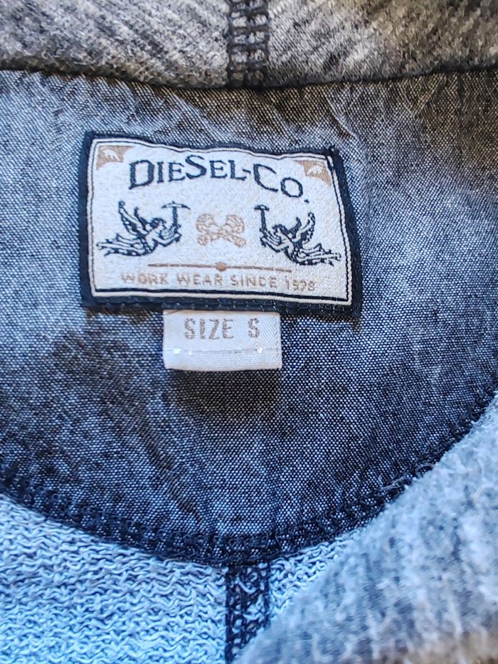Gilet Diesel Gris Taille S - photo numéro 4