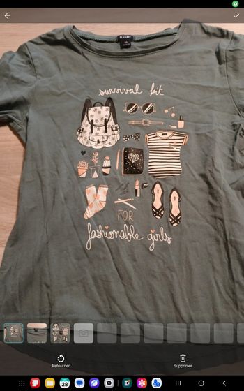 Tee-shirt manches longues 8 ans GF100