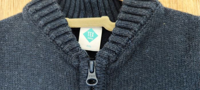 Gilet bleu marine Tex 6 mois - photo numéro 3