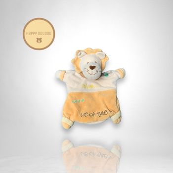Doudou marionnette Lion Adam BabyNat DP431
