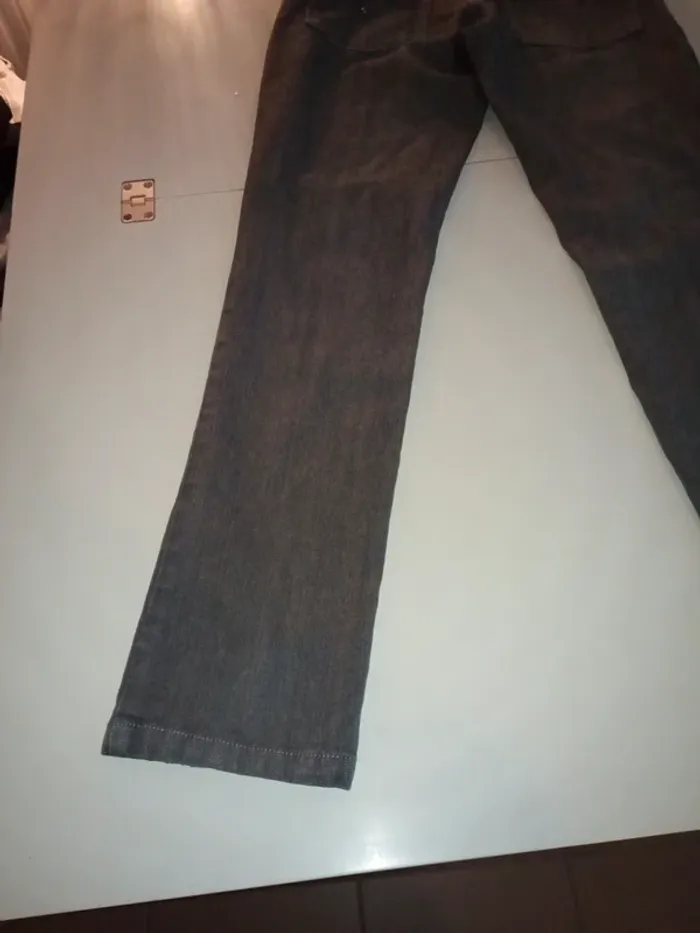 Jean sismix taille 32 gris élastique réglable - photo numéro 15