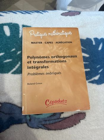 Pratiques mathématiques - master -capes - agrégation