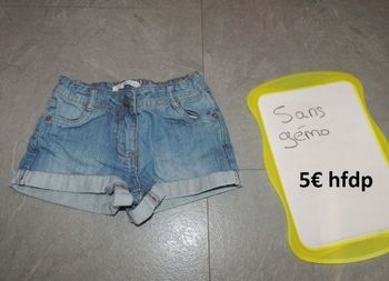 Short en jeans gemo taille 5 ans