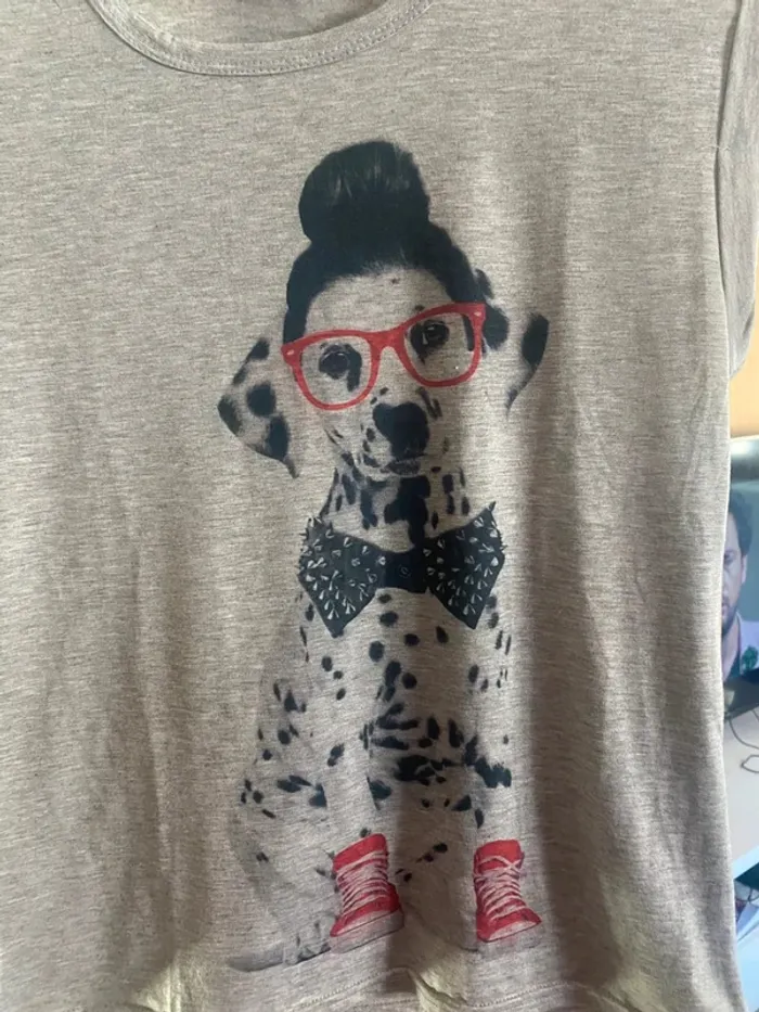 Tee-shirt “Dalmatien stylé” I Love LFM Taille 38 – Fun et tendance pour la rentrée ! - photo numéro 4