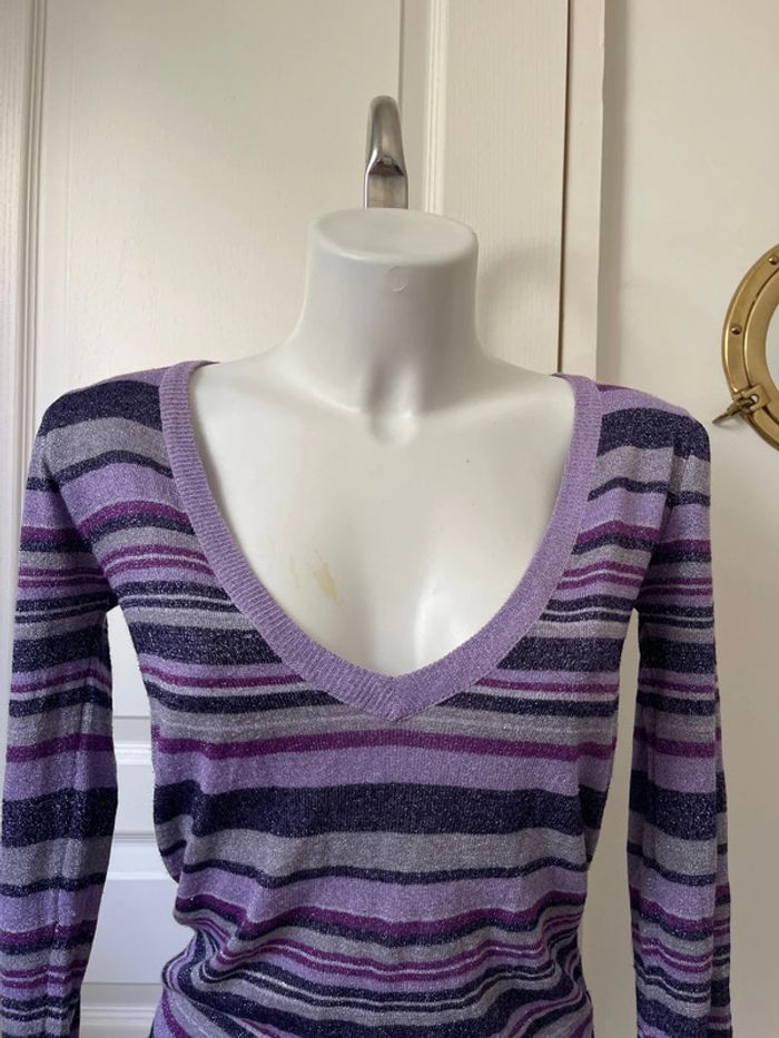 Robe/ pull à rayures - photo numéro 5
