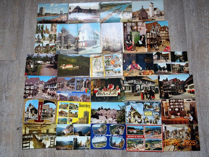 lot de cartes postale Alsace Colmar et Vosges année 70 - photo numéro 2