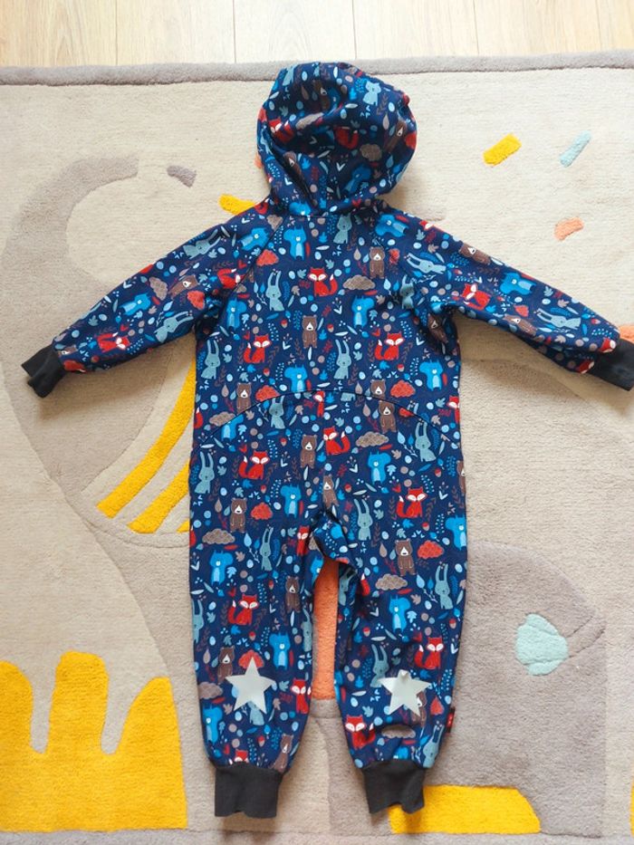 Combinaison imperméable IELM lapins renards 98cm - photo numéro 5